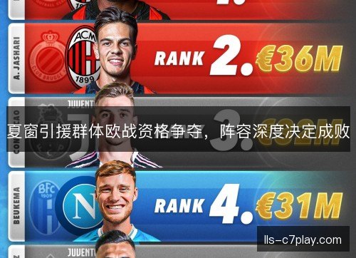 夏窗引援群体欧战资格争夺，阵容深度决定成败
